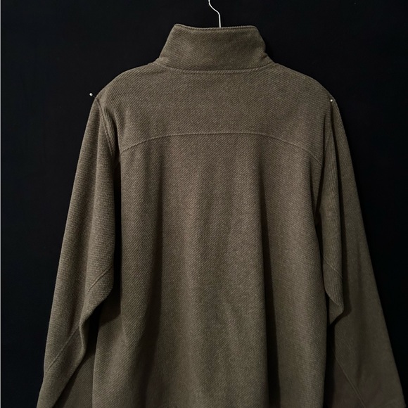 Men’s 10,000ft Above Sea Level- Quarter Zip Jacket - Size L Brown/Black - Picture 2 of 8